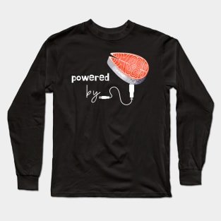 Powered by Salmon Long Sleeve T-Shirt